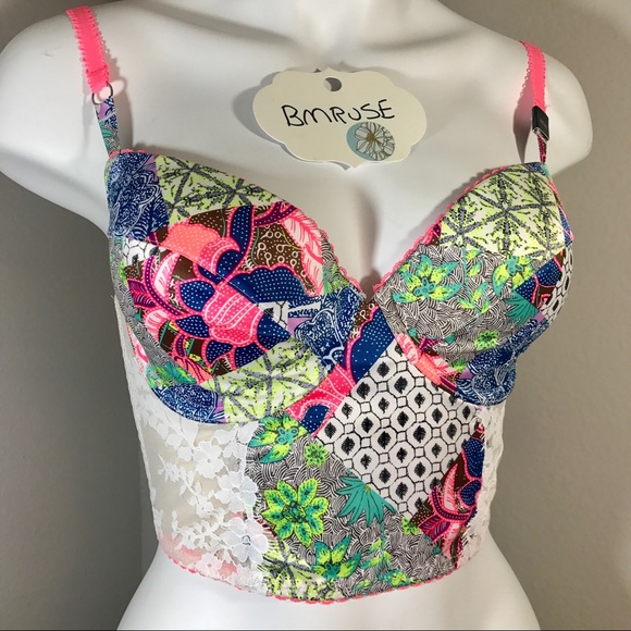 Victoria's Secret Other - Bali Patchwork Victoria's Secret 32DD Bra lined